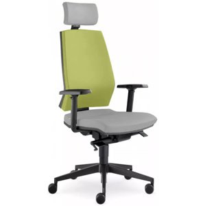 LD SEATING Kancelářská židle STREAM 280-SYS, s PDH šedo-zelená
