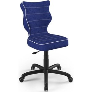 ENTELO Dětská židle Petit Black 4 VS06 modrá