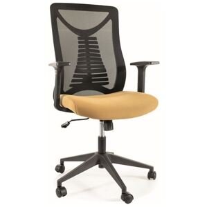 SIGNAL Kancelářská židle Q-330 černá/žlutá